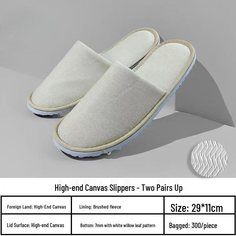 Yipan Disposable Linen Slippers