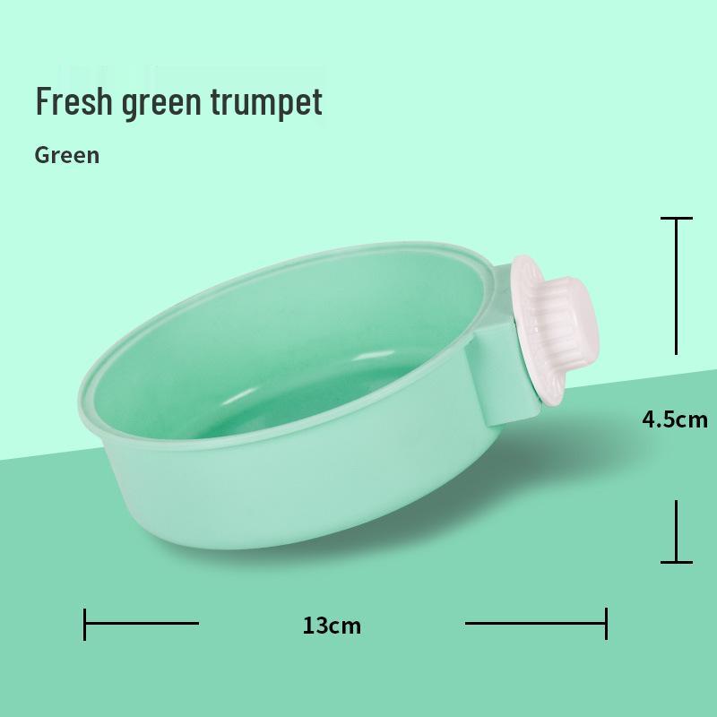 Stainless Steel Anti-Spill Hanging Pet Bowl for Cats, Dogs, and Rabbits