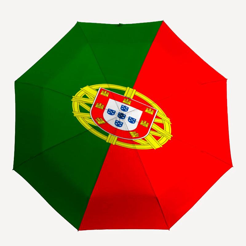 1pc P-Portugal Umbrella, Sun Protection, And UV Shielding. It Has Eight Sturdy Ribs for Outdoor Use And Perfect As a Holiday Gift