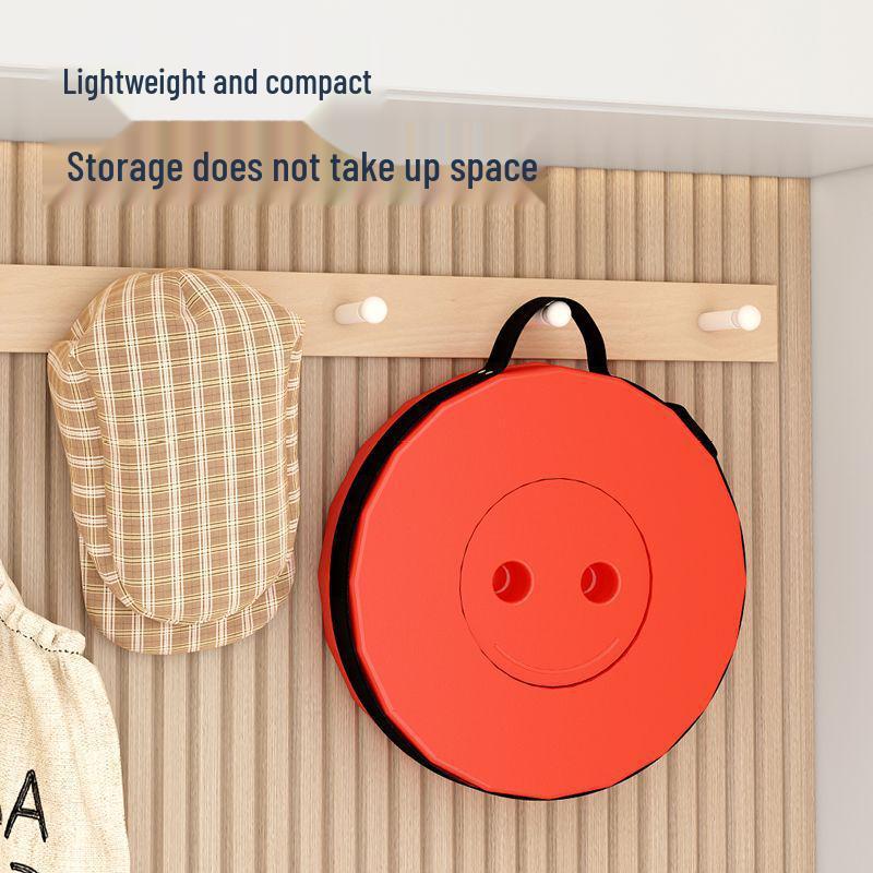 Rainbow Foldable Pocket Stool: Compact, Thickened, Telescopic, Indoors/Outdoors Use.