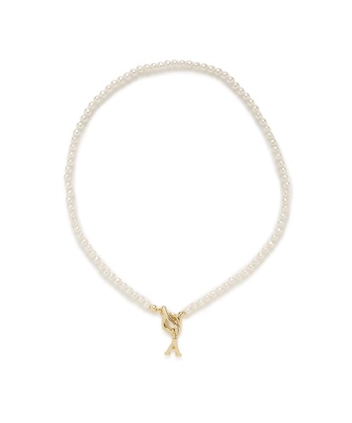 

FRAY I.D. Initial Pearl Necklace FWGA251329AF