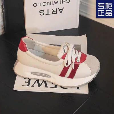 Trend Board Shoes 2024 Autumn Versatile Breathable Muffin Women's Shoes Super Fire Casual Shoes Korean Version Early Autumn Low-top Sports Shoes