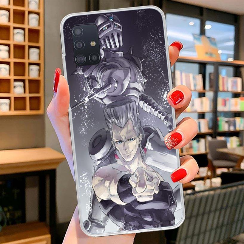 JoJo Bizarre Adventure Cover Phone Case For Samsung Galaxy A12 A22 A32 A52 A72 A02S Phone Case Note 20 Ultra 10 S10 Plus A51 A71