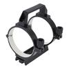 Telescope Tube Ring Aluminum Alloy Optical Tube Clamp with Padding Strips for 80mm to 90mm Astronomical Telescope