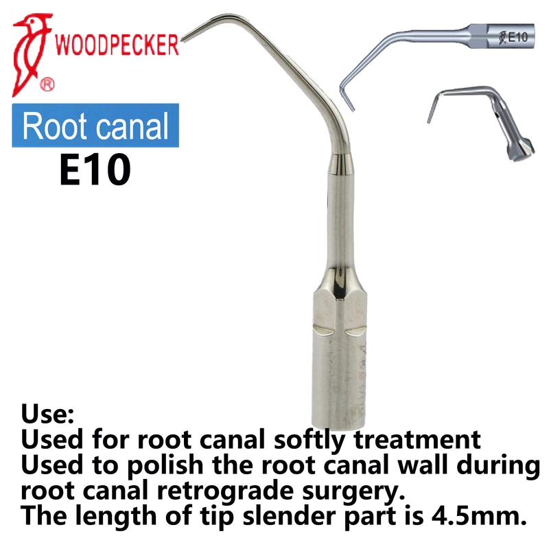 Woodpecker Dental Ultrasonic Scaler Tips Endodontics Root Canal E1 E2 E3 E3D E4 E4D E5D E8 E9 E10 E10D E11 E11D E14for EMS UDS