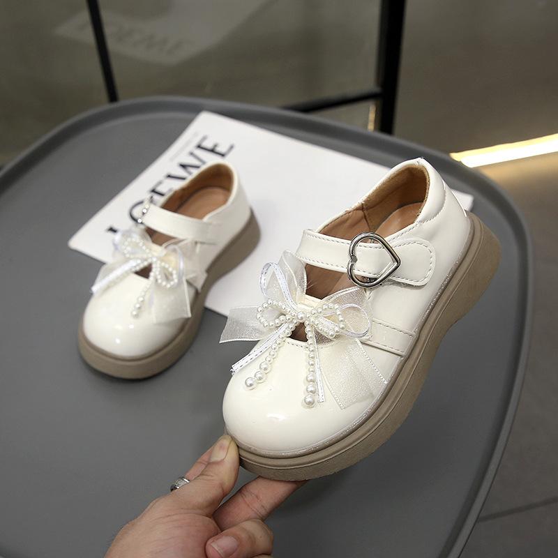 

Кожаные туфли для девочек, детские туфли для выступлений на весну и осень, черные танцевальные туфли, туфли принцессы, обувь для детей среднего и старшего возраста 37 белый