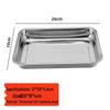 304 Stainless Steel Rectangular Deep Serving Tray