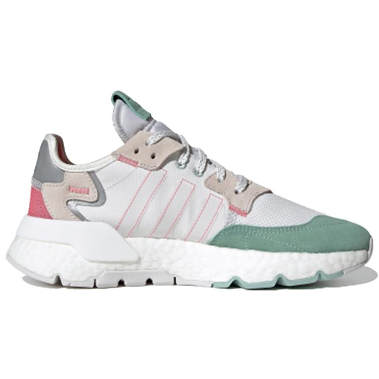 Adidas Originals Nite Jogger 'White Gray Green' Women's H03251