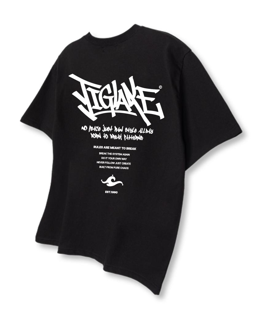 TI.GLAKE Lowleaf Oversized Short Sleeve T-Shirt Black