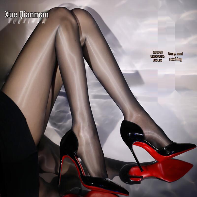 

Xueqianman Женские шелковистые глянцевые сексуальные колготки One Size