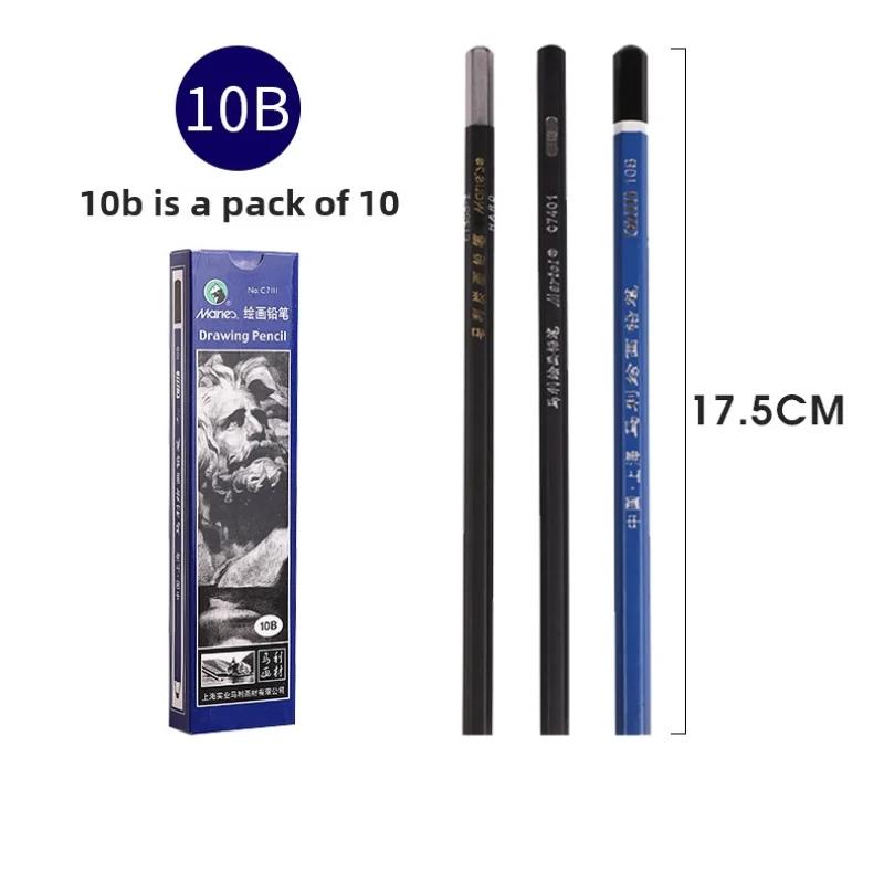 Pencil Soft Charcoal Pen Professional Sketch Charcoal Painting Brush Soft Carbon Pen Painting Supplies for Art Students