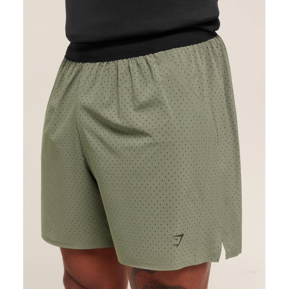 Gymshark Sport Zero 5  Short Base Green A4b6c Ech1