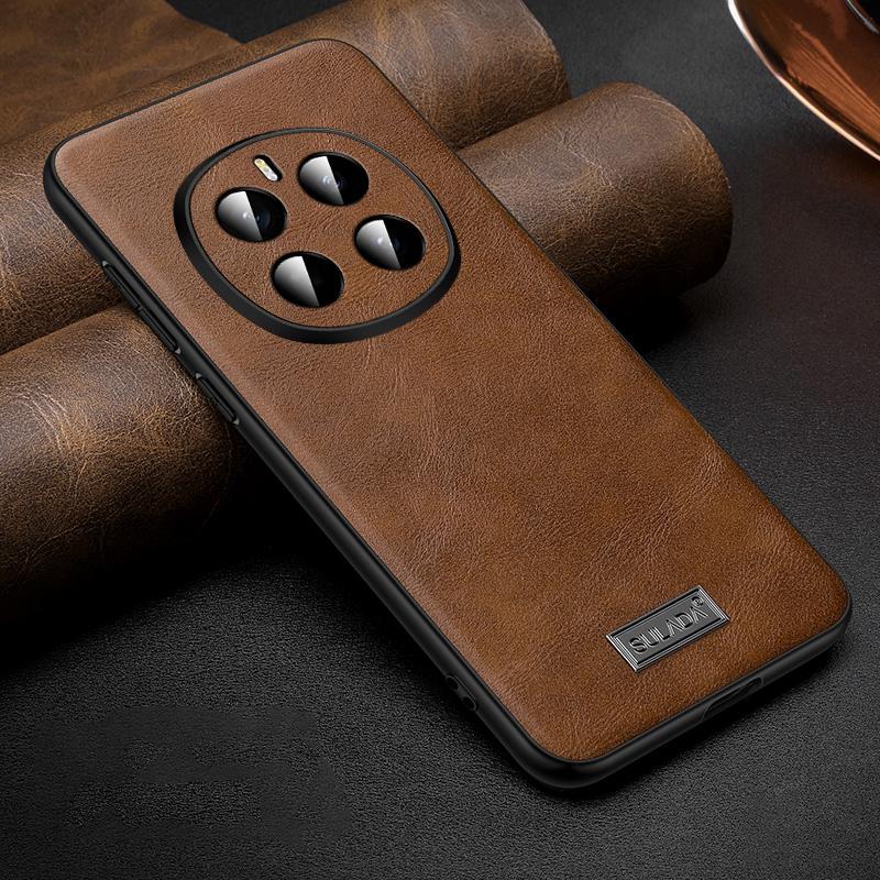 

SULADA For Honor Magic7 5G Case PU Leather+TPU+PC Back Phone Cover Brown