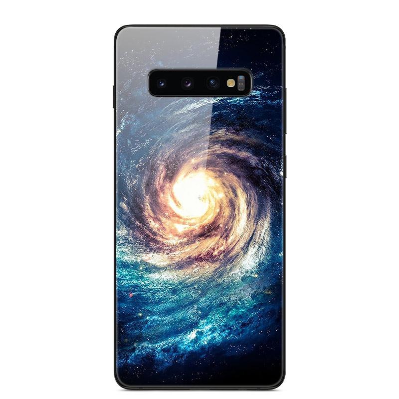 For Samsung S10 Plus Case Tempered Glass Hard Phone Back Cover Coque For Samsung Galaxy S10E S 10 5G S10plus Bumper Cases Capa