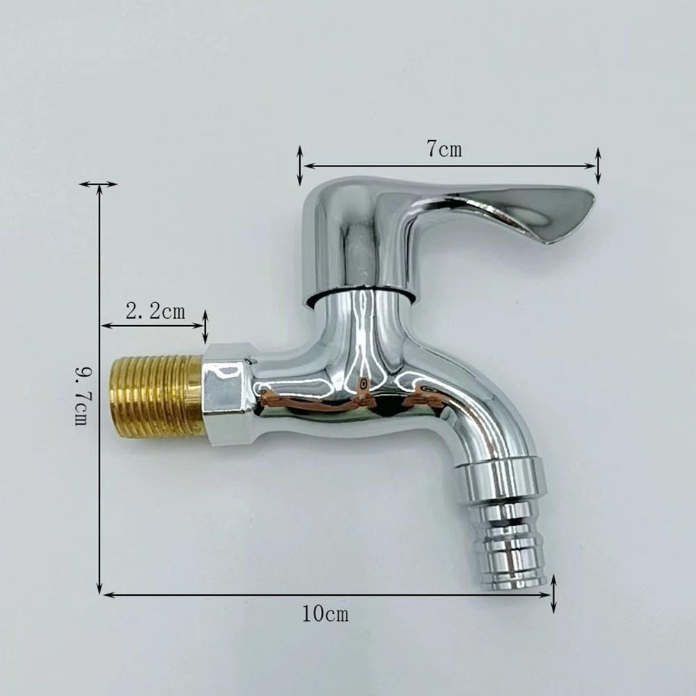 1/2" Male Washer Faucets Wall Mounted Multifunctional Plastic Water Hose Quick Connector Basin Faucet Bibcock