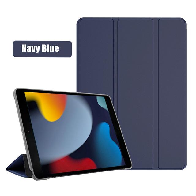 Funda Ipad 10"2 2021 Hülle PU-Leder dreifach faltbare E-Book-Hülle für IPad 9 10.2 Hülle Tablets Hülle IPad 9. Generation Standhülle