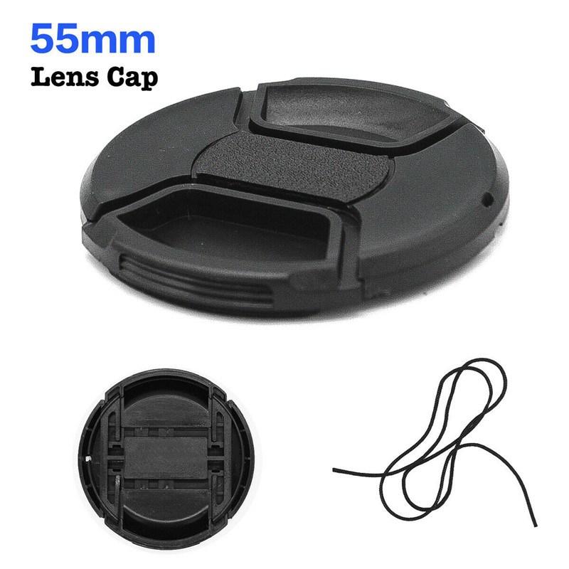 Cover Nikon Sony Front Lens Cap Center Pinch Snap On Practical