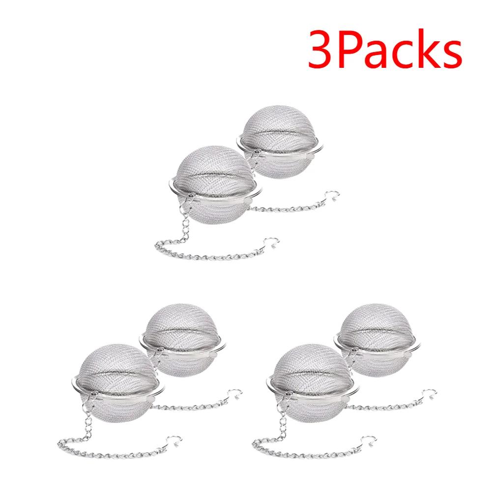 1-20PCS Tea Infuser Stainless Steel Mesh Tea Ball Filter Squeeze Tea Leaves Spice Seasoning Herb Mesh Strainer Kitchen Teaware