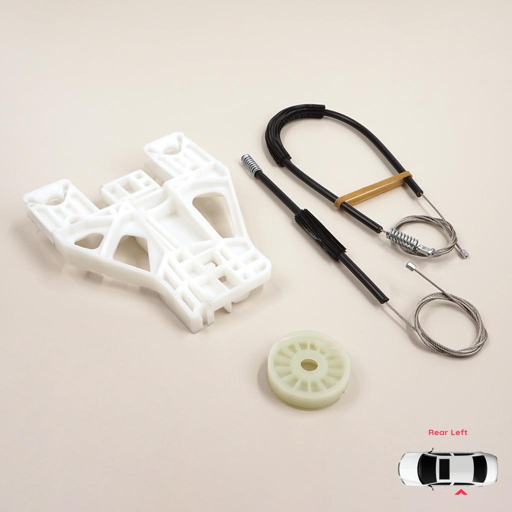 BWR5072 Electric Power Window Regulator Lifter Repair Kit Rear Left Door for  Q5 SQ5 8R 8RB 2008-2018 5-Door 8R0839461