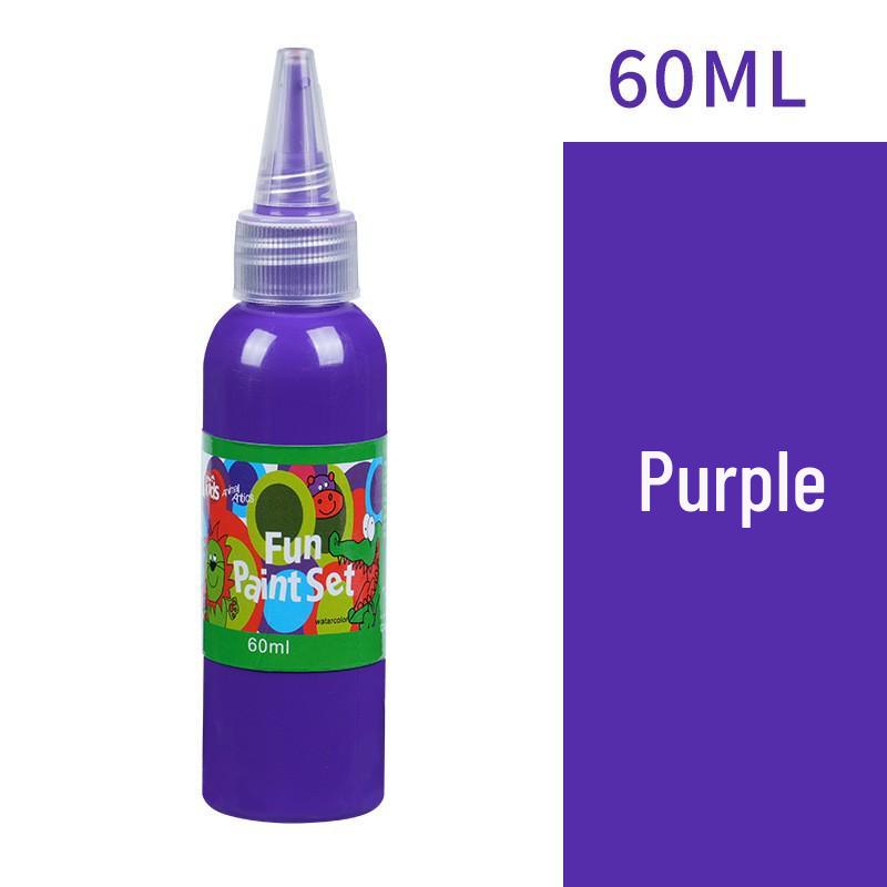 60ml Kinderfingerfarben-Set: 12 Aquarellfarben für Kunst & Face Painting