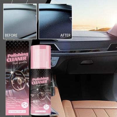 1/2/3pcs 100ml Car Interior Polishing Cleaner Car Interior Polishing Agent Renewal Maintenance Remove Stains Agent
