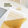 1 Sheet Waterproof  English Letter Digital Decorative Gold Sticker Scrapbooking Diy Label Diary Album Journal Planner