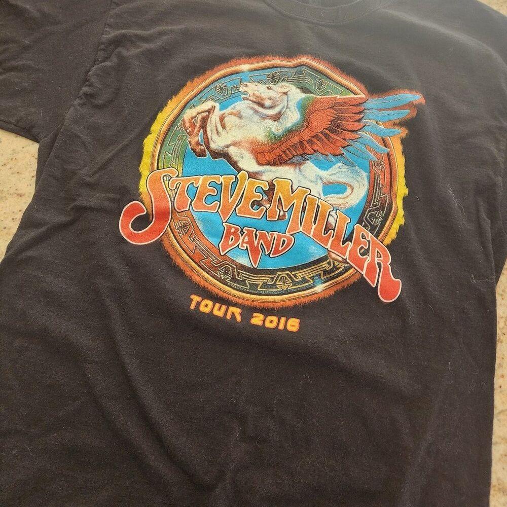 Steve Miller band Tour Graphic T shirt Unisex S-5XL,new black Unisex T-Shirt XXXXL