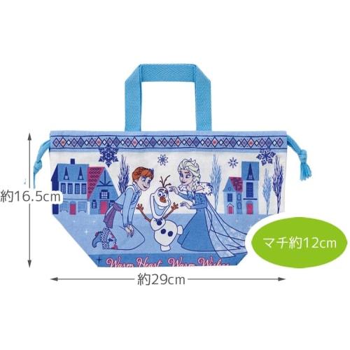 Skater Children's Lunch Box Drawstring Bag Disney Frozen 23 Made In Japan KB7-A