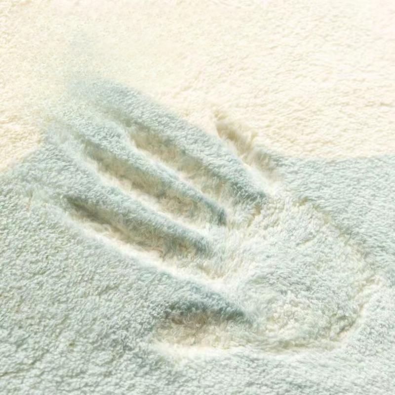 Ins Style Bedroom Decor Round Carpet Thickend Plush Carpets for Living Room Fluffy Soft Bedside Rug Washable Cloakroom Floor Mat
