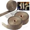 5CM x 10M Banana Cloth Insulation Cotton Exhaust Pipe Insulation Thermal Heat Wrap Roll Motorcycle Fiberglass Heat Shield Tape