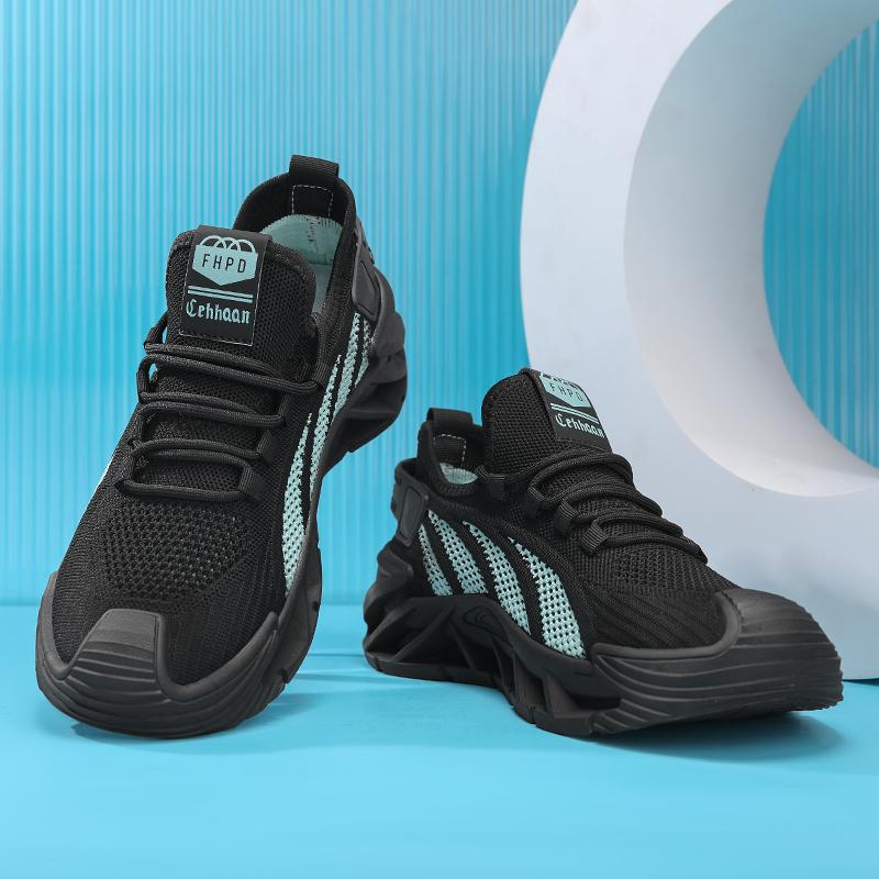 Muži Neformální sportovní obuv Prodyšné Lehké tenisky Venkovní síťovina Černá Běžecká obuv Atletické jogging Tenis Vycházkové boty