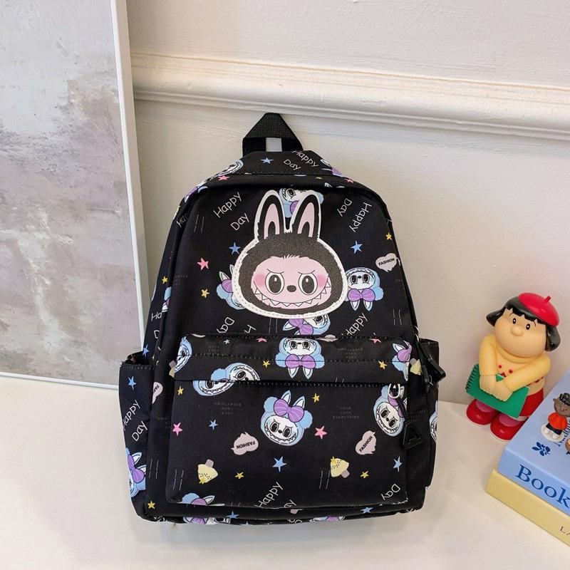 Labubu School Bag New Large-capacity Casual Versatile Primary School Students Lightweight Children's Backpack CLE