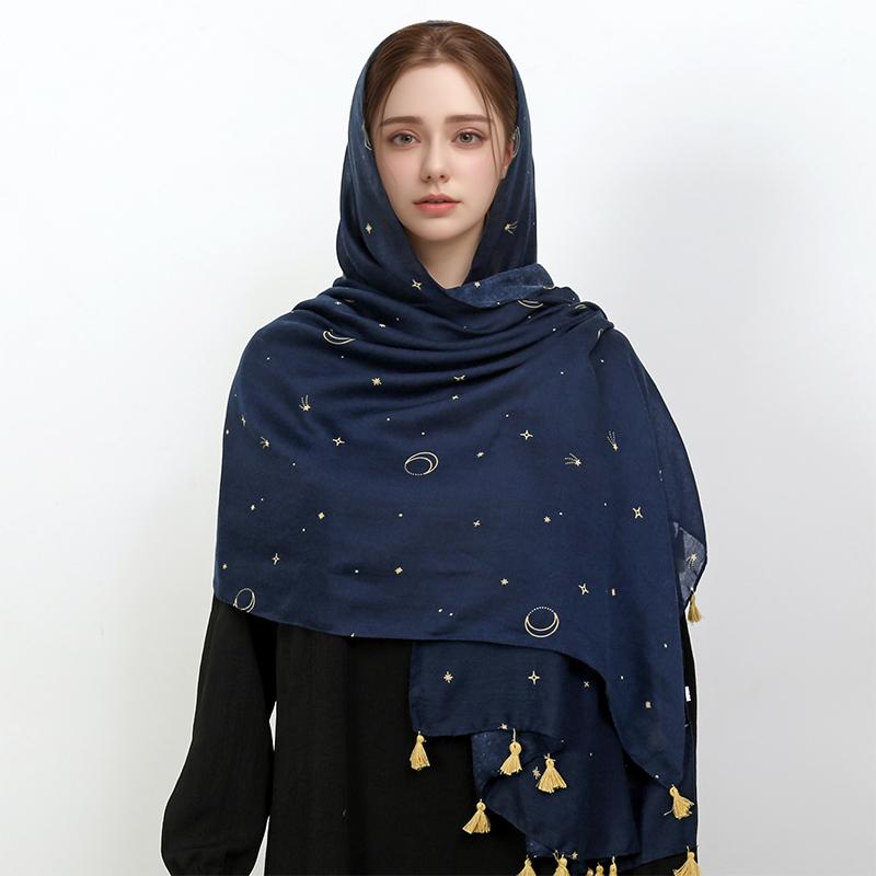 Fashionable Cotton Scarf For WomenBeach ShawlHeadscarf Cashmere Round Cover ScarfLuxury Brand Autumn And Winter Scarf