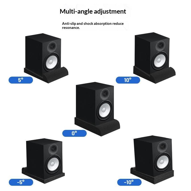 1 Juego 30X20X4.5Cm Espuma Acústica de Aislamiento de Alta Densidad Almohadillas Aislantes para Monitores de Estudio Altavoces Paneles Aislantes de Sonido