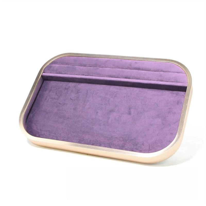 Bracelet Jewelry Display Tray Rings Earrings Organizer Pallet Jewellery Counter Showcase Salver Necklace Ornament Storage Case