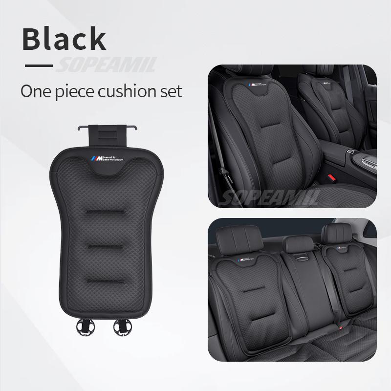 Car Seat Cushion Cover Breathable Ice Silk Seat Protector Pad BMW M Motorsport X1 X3 X5 X7 E39 E46 E60 E90 F10 F20 F30 G20 G30