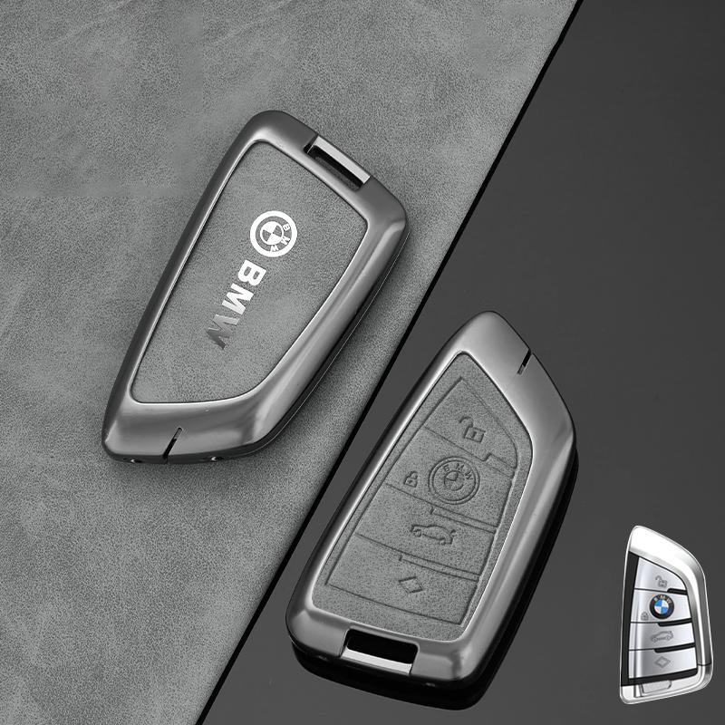 Hot 2025 Zinc Alloy Car Key Case Cover Holder Shell For BMW X1 X3 X5 X6 X7 1 3 5 6 7 Series G20 G30 G11 F15 F16 G01 G02 F48 Acce