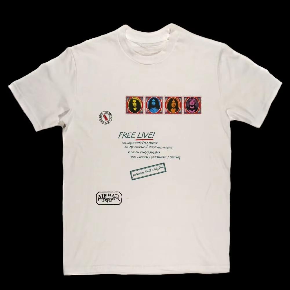 Men's Summer Loose Short-Sleeved T-Shirt Trendy Print Casual Versatile Round Neck Half-Sleeve Pure Cotton