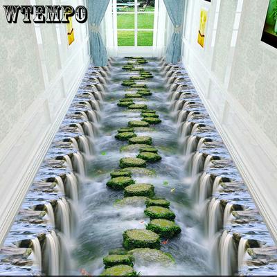 3D Aisle Carpet Comfortable Dirt Resistant Easy To Maintain Home Hotel Living Room Foyer Long Decorative Floor Mat