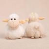Soft Fluffy Sheep Plush Pendant Adorable Look Gentle Touch Great Bag Decor Gift For Kids And Friends