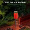 Rainproof Electronic Candle Light Waterproof Tea Light Cemetery Solar Lamp  Halloween Decor