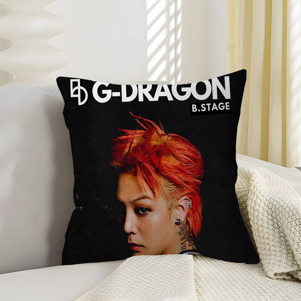 Korejský zpěvák G-G-Dragon Povlak na polštář Potah na polštář na pohovku Dekorace do pokoje Dětský dárek