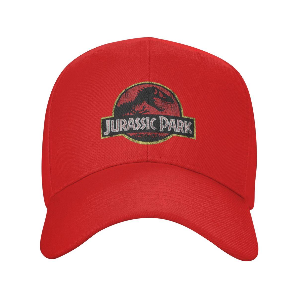 

Jurassic Park Dinosaur Logo Baseball Caps Fashion Men Women Hats Outdoor Cap Sports Baseball Hat Casquette One Size