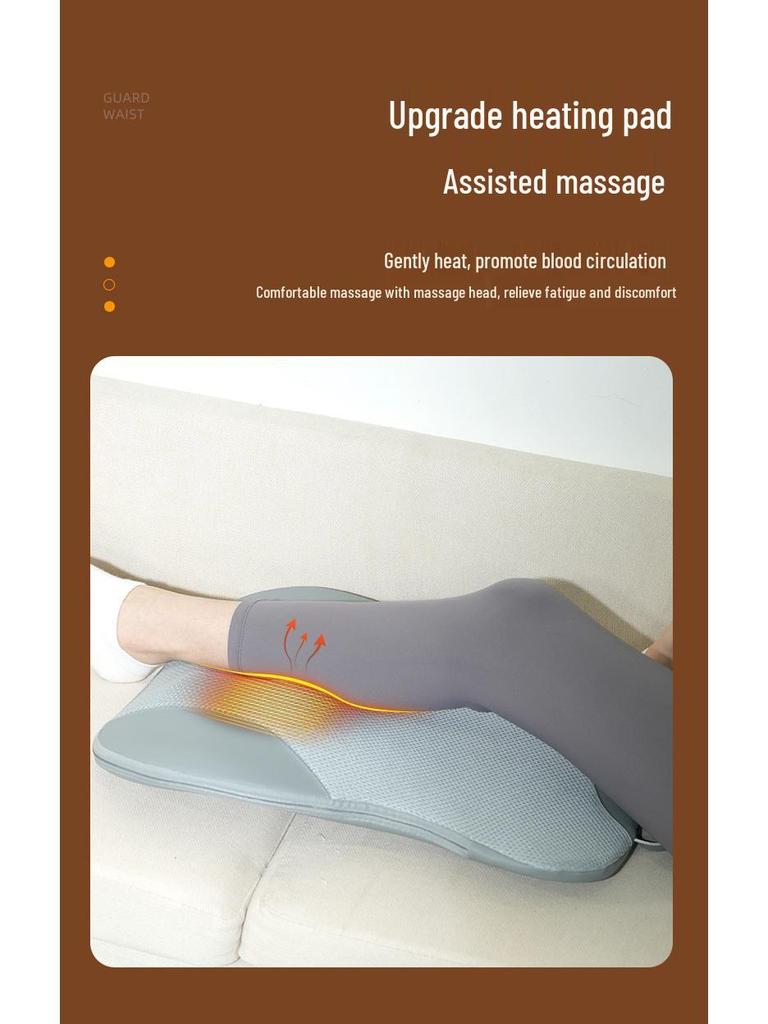 Percussion Shoulder, Neck, and Lumbar Full Body Massage Cushion with Kneading Massage Pad.
