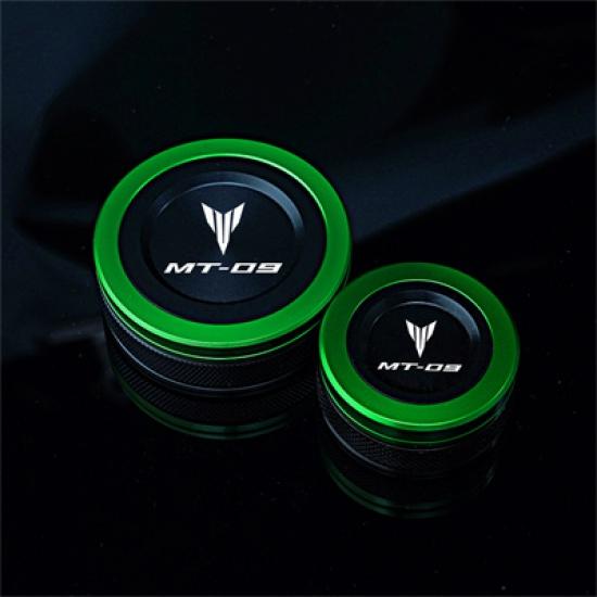 Dla Yamaha MT09 MT-09 Mt 09 SP Tracer -2023 motocykl przednia i tylna pokrywa zbiornika oleju hamulcowego pokrywa zbiornika