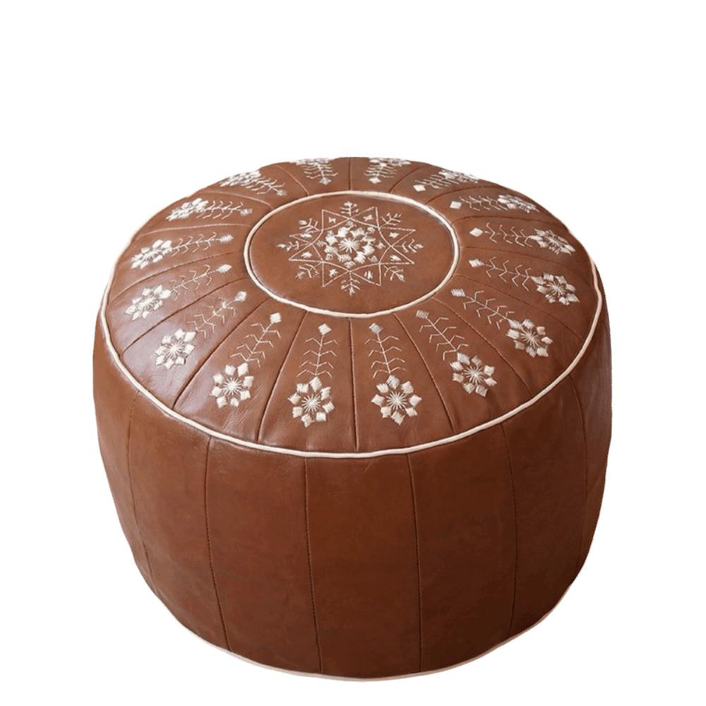 Waterproof Pumpkin Pouf Cover Round Sofa Stool Cover Storage Leg Bench Home Furniture