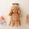 Cute Animals Dog Shoulders Bags Large Capacity Animal Plush Toys Dog Plush Backpack  Lady