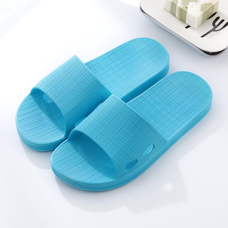 Summer Ladies Indoor Nonslip Pvc House Slippers For Couples Comfortable Shower Footwear