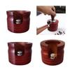 Elegant Coffee Bottomless Portafilter Tamping Station Accessories Professional Wooden Holder Espresso Tool Stand