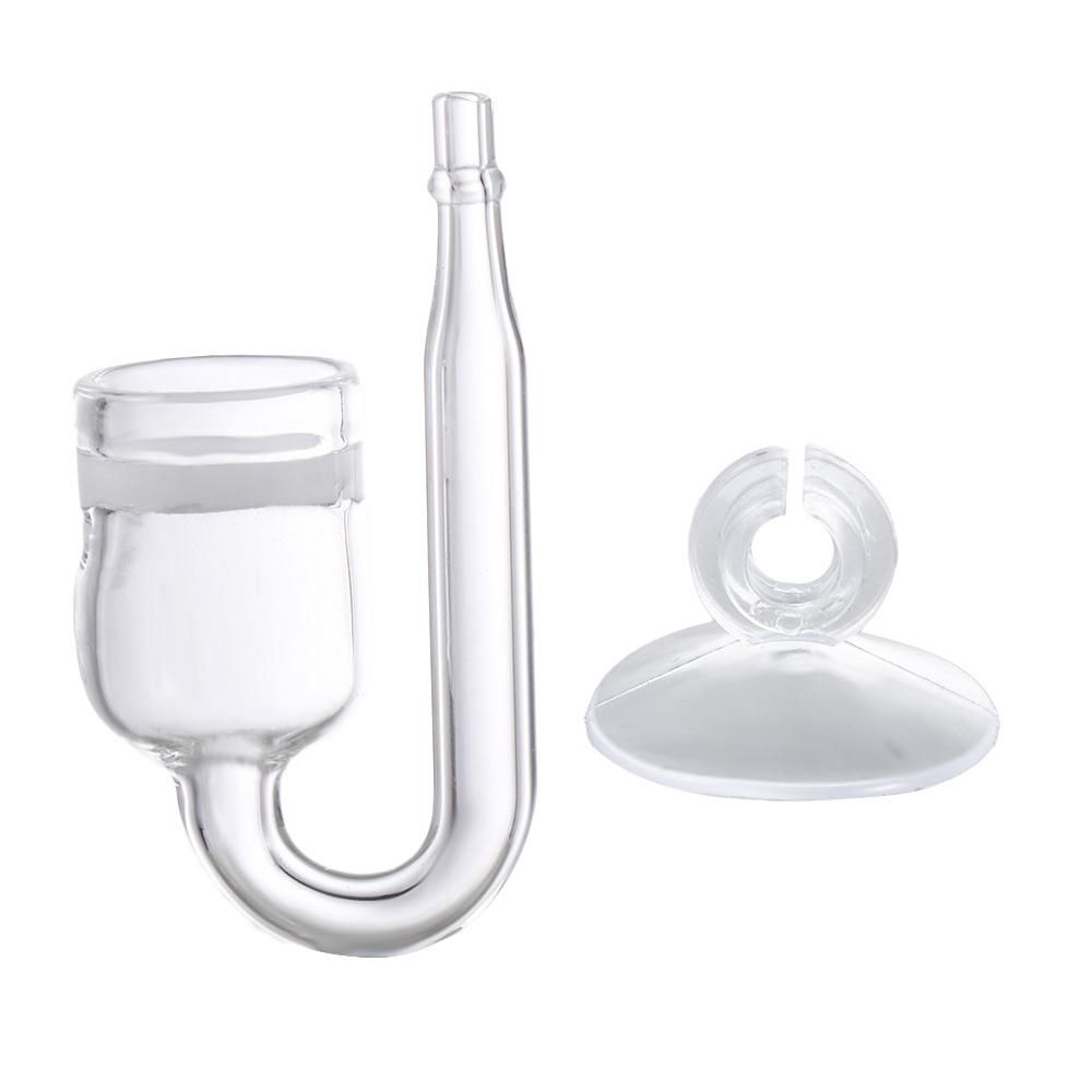 Glass Cup Plant Refiner Regulator Aquarium Fish Tanks Carbon Dioxide Reactor Bubble Counter Aquarium Accessories CO2 Diffusers